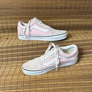 Vans unisex Pink Old Skool Sneakers 
size men’s 7.5 women’s 9